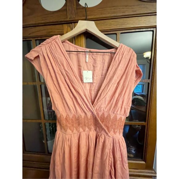 Free People - Devon Maxi Dress Rose size XSmall - Picture 5 of 8